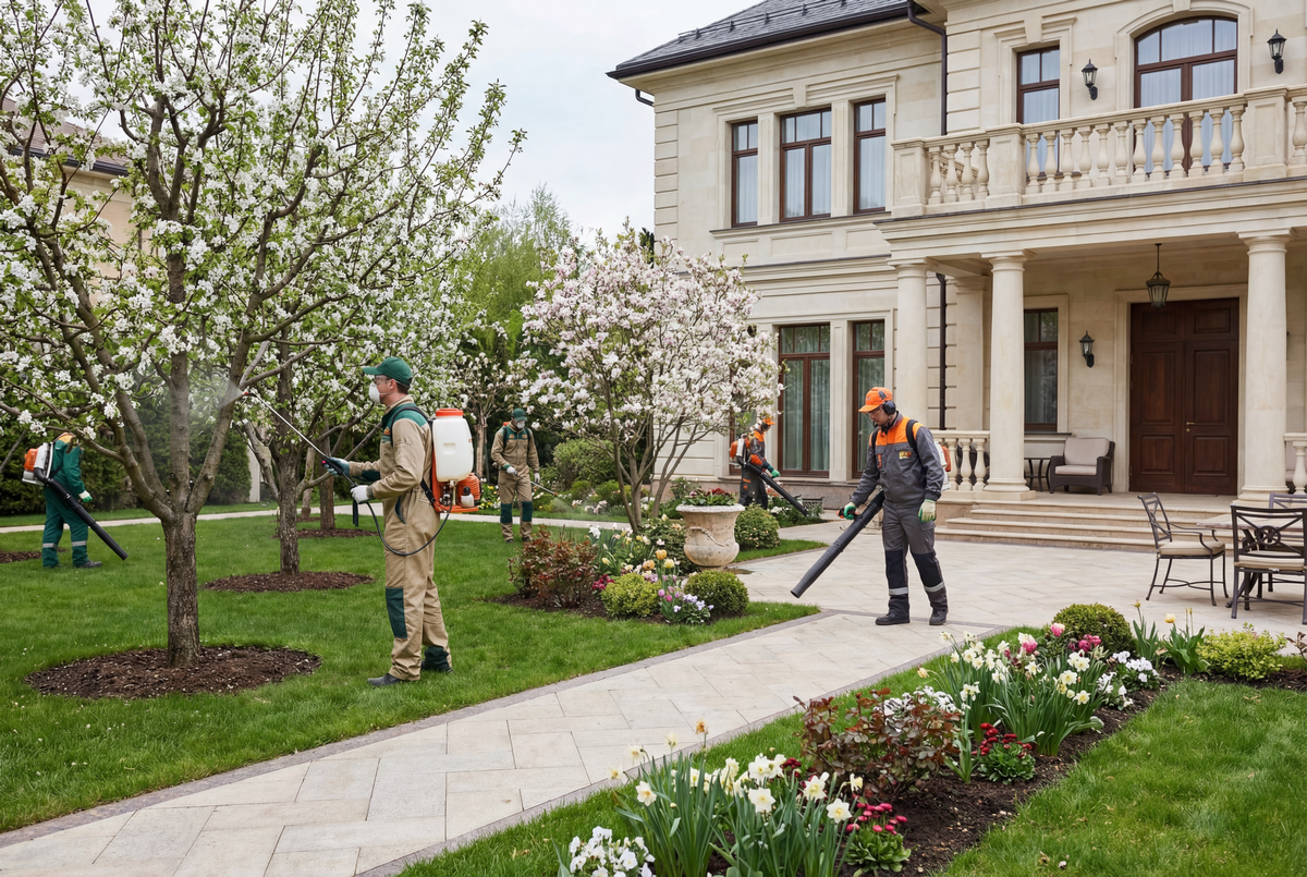 Обработка деревьев от вредителей